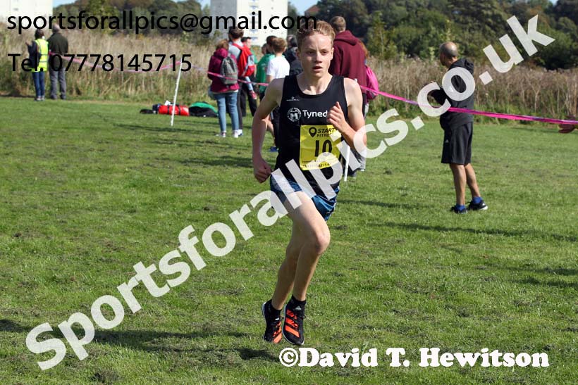 Mens and womens under-17s 2019 Sunderland Harriers Open Cross Country. Photo:  David T. Hewitson/Sports for All Pics